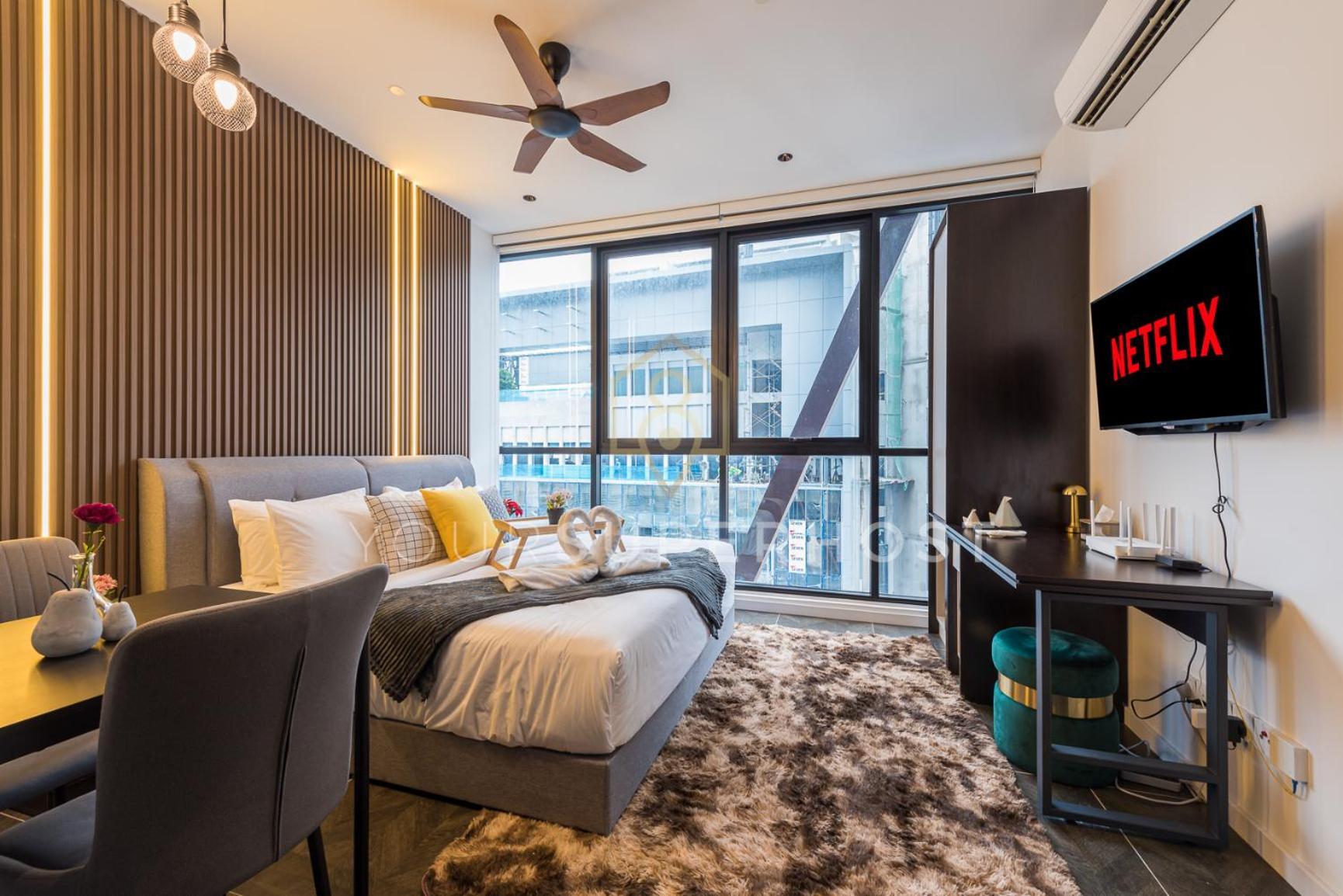 Scarletz Suites Near Klcc By Yoursuperhost Kuala Lumpur Szoba fotó