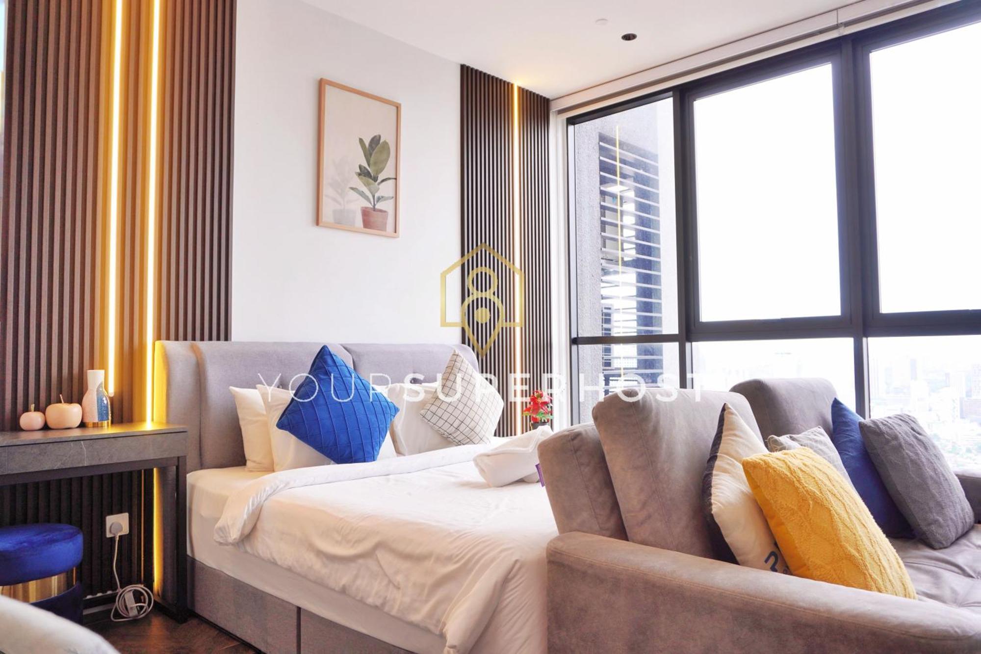 Scarletz Suites Near Klcc By Yoursuperhost Kuala Lumpur Szoba fotó